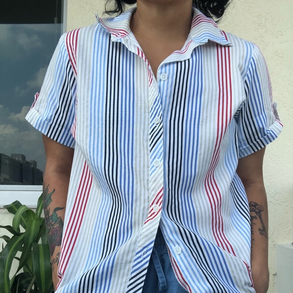 VINTAGE Striped Top - Picture 2 of 4